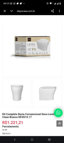 Vaso sanitário Deca