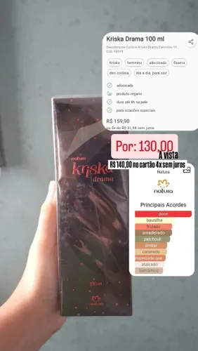 Perfume Kriska Drama natura original 