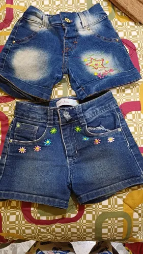 3 shorts de menina seminovo 