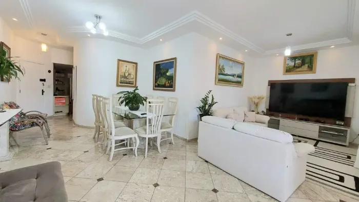 Apartamento com 2 Suítes à venda, 125m² - Gonzaga - Uma quadra da Praia
