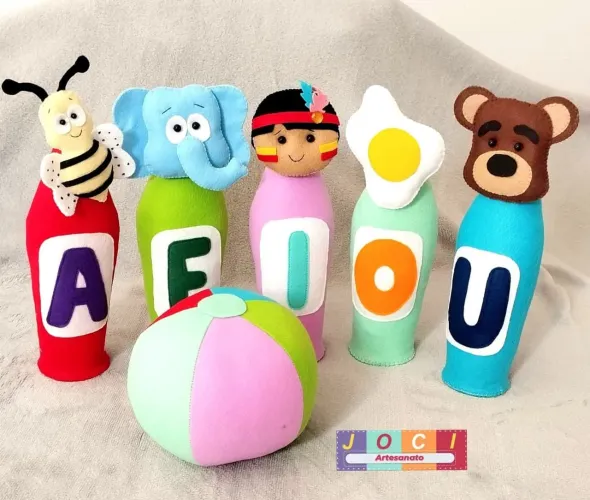 Brinquedo pedagógico boliche ?