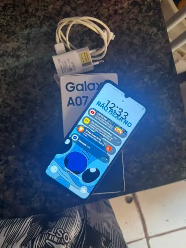 Celular Samsung A07 com nota e caixa, garantia