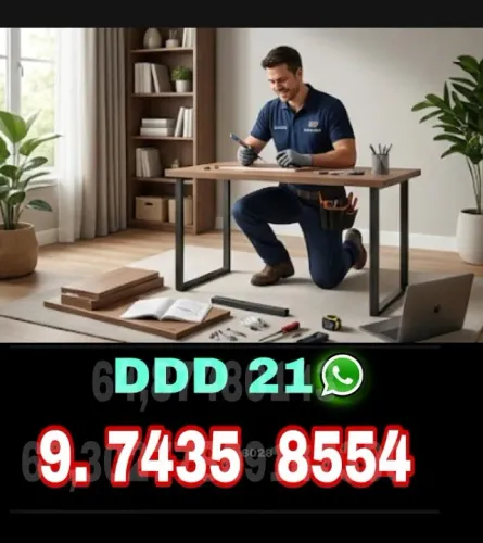 Montador de móveis para montagem e desmontagem de guarda-roupas, armários, closet e cômoda