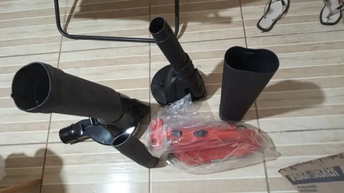 Sopladora aspiradora de folhas Black Decker