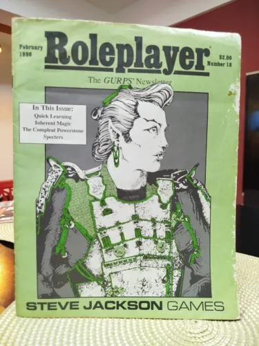 Roleplayer Number 18 - The GURPS Newsletter - Steve Jackson  Games - 1990 