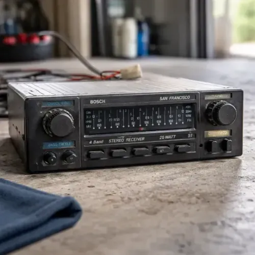 * Rádio Automotivo Bosch " San Francisco " 25w Vintage Frete Grátis ou retirar em Curitiba