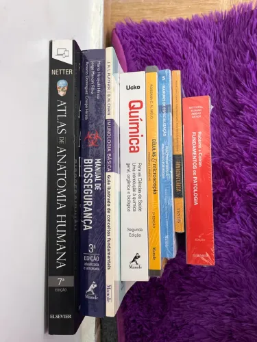 LIVROS DE MEDICINA, BIOMEDICINA, FARMÁCIA, ODONTOLOGIA