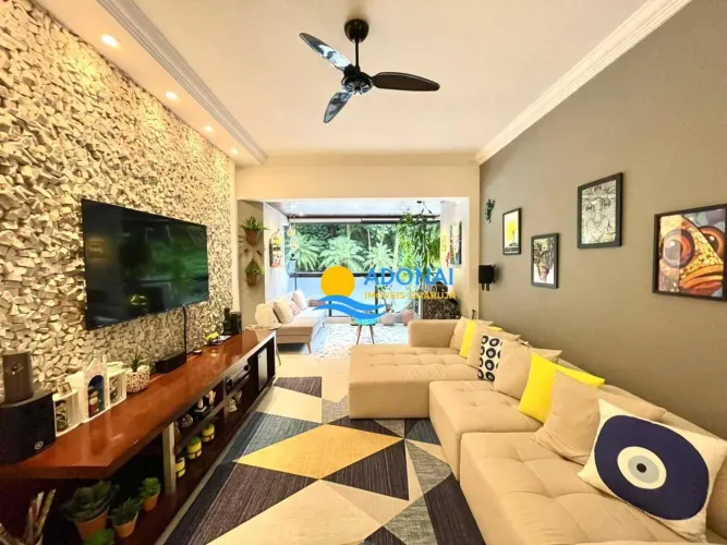 Apartamento beira-mar com lazer Pitangueiras Guarujá