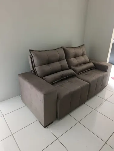 Sofá retratil e reclinavel novo de fabrica