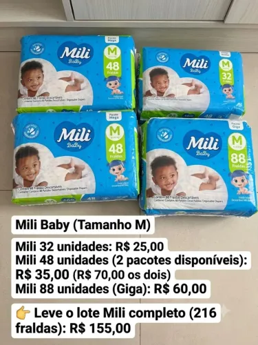 Mili Baby (Tamanho M) Venda Fralda