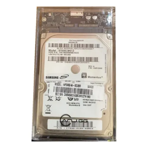 HD Externo Samsung Momentus 500GB + Case USB 3.0