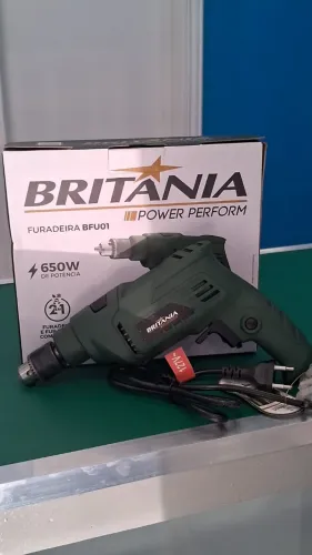 ? Queima de Estoque! Furadeira de Impacto Britânia 650W por R$180!