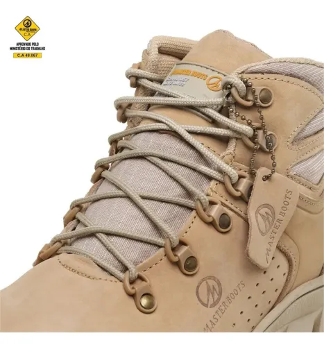 Bota Master Boots em Couro Legítimo - Conforto e Durabilidade Palmilha em gel