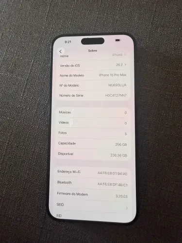 IPhone 15 PRO MAX - NÃO ACEITO OFERTA