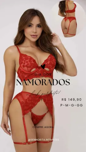 Lingerie para dia dos namorados