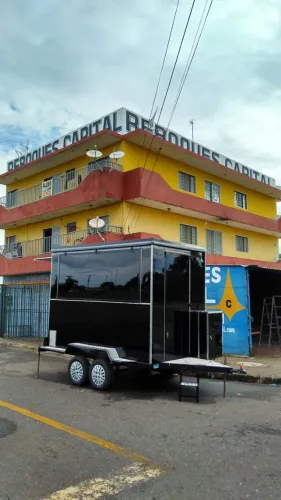 Trailer food truck Trailer Profissional em ACM - Excelente Acabamento