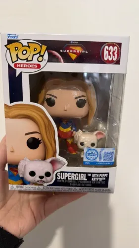 Funko Pop Supergirl with Puppy Krypto 633