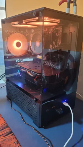 Pc gamer Ryzen poderoso troco em moto