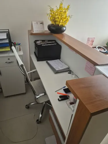 Balcão para recepção