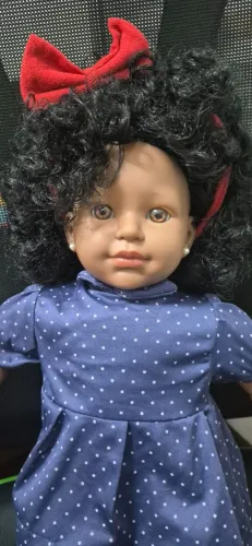 Boneca Bebê Tipo Reborn Negra 