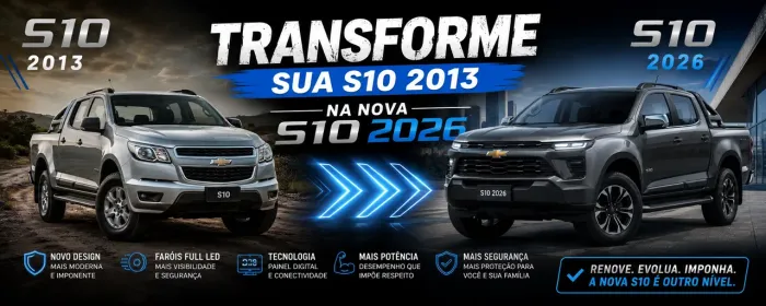 Kit transformação s10 2026
