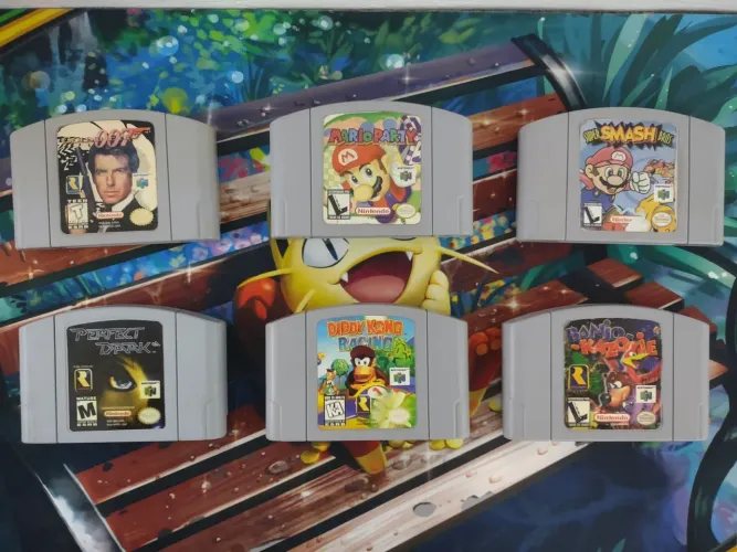 CARTUCHOS N64 - EXCELENTE ESTADO DE CONSERVAÇÃO!