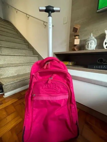 Mochila Carrinho Paul Frank - Nova