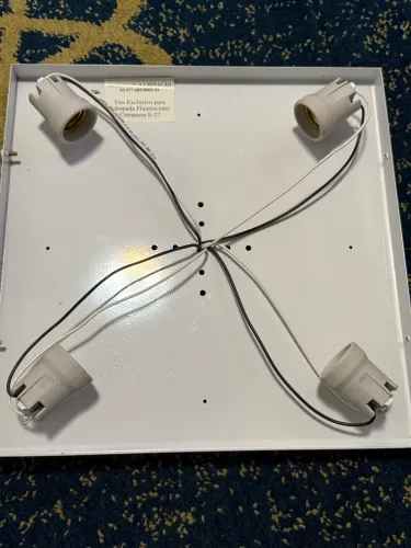 Luminária de acrílico 