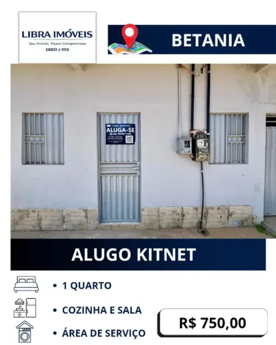 IMOBILIÁRIA LIBRA IMÓVEIS ALUGA KITNET