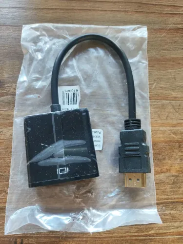 Adaptador Conversor HDMI para VGA - Novo