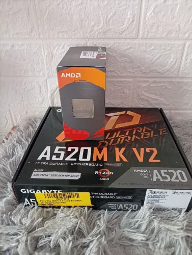 Processador Ryzen + placa mãe gigabyte novos lacrados 