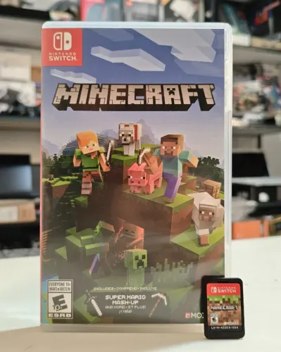 Nintendo switch Minecraft na caixa em perfeito estado, parcelo no cartão