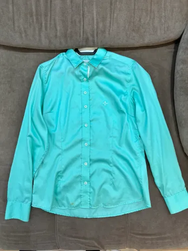 Camisa Feminina de cetim Dudalina tamanho 40