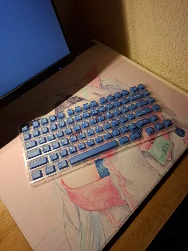 (NOVO) KIT KEYCAPS AZUIS IROK