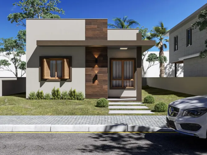 Casa á venda com 2 dormitórios no bairro Village Dunas Oeste em Balneário Gaivota / SC