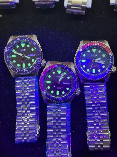 Relógio Estilo Seiko SKX em Aço Inoxidável 904L