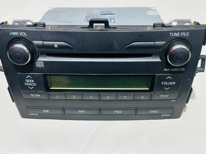 Rádio Corola 2009 / 2014 não testado sem chicote