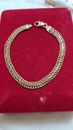 Pulseira de ouro unissex