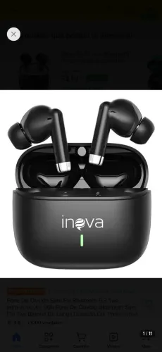 Fone de ouvido bluetooth