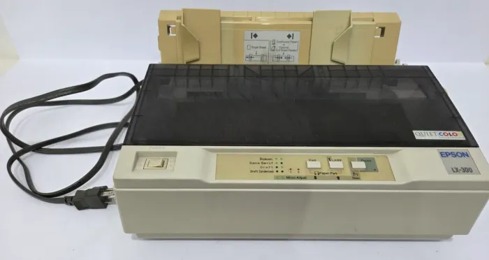 IMPRESSORA MATRICIAL EPSON LX-300 TESTADA FUNCIONANDO