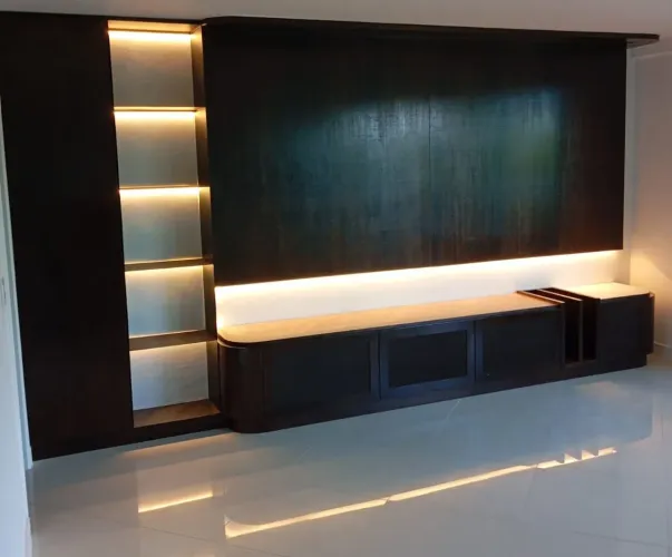 Painel de TV planejado, sob medida | Marcenaria