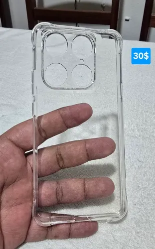 Capinha de celular de silicone transparente do Motorola Signature