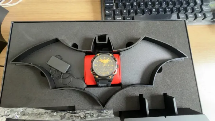 Relógio Police x Batman Crusader - Edição Limitada 1 of 3000 - Original Novo Caixa Batmóve