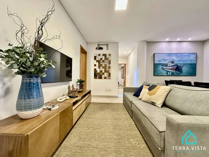Apartamento alto padrão com 3 dormitórios a venda em condomínio frente mar na Praia Grande