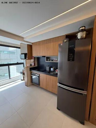 Apartamento para Locação em Maceió, Ponta Verde, 2 dormitórios, 1 suíte, 2 banheiros, 1 va