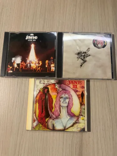 lote 3 cds jane rock progressivo