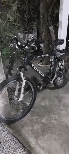 Bicicleta com marcha