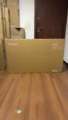 Smart TV Samsung 50 polegadas QLED Ultra HD 4K Q7F Vision Al Xbox Cloud Gaming - nova