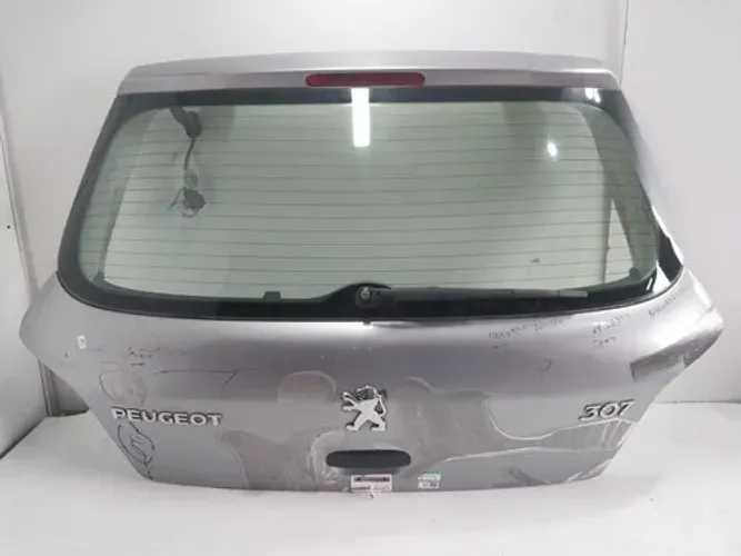 Tampa Traseira Peugeot 307 2006 A 2011 Original Usado 21817 Prateado
