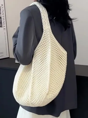 Bolsas crochê tipo saco